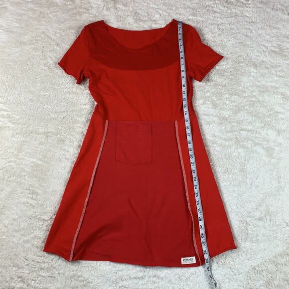 Remark Clothing red recycled tee shirt dress, xs - Picture 2 of 4